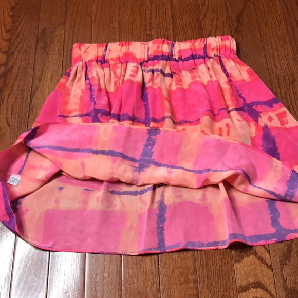 Alice & Trixie Colourful Silk Mini Skirt with Elastic Waist and Pockets - Picture 11 of 11
